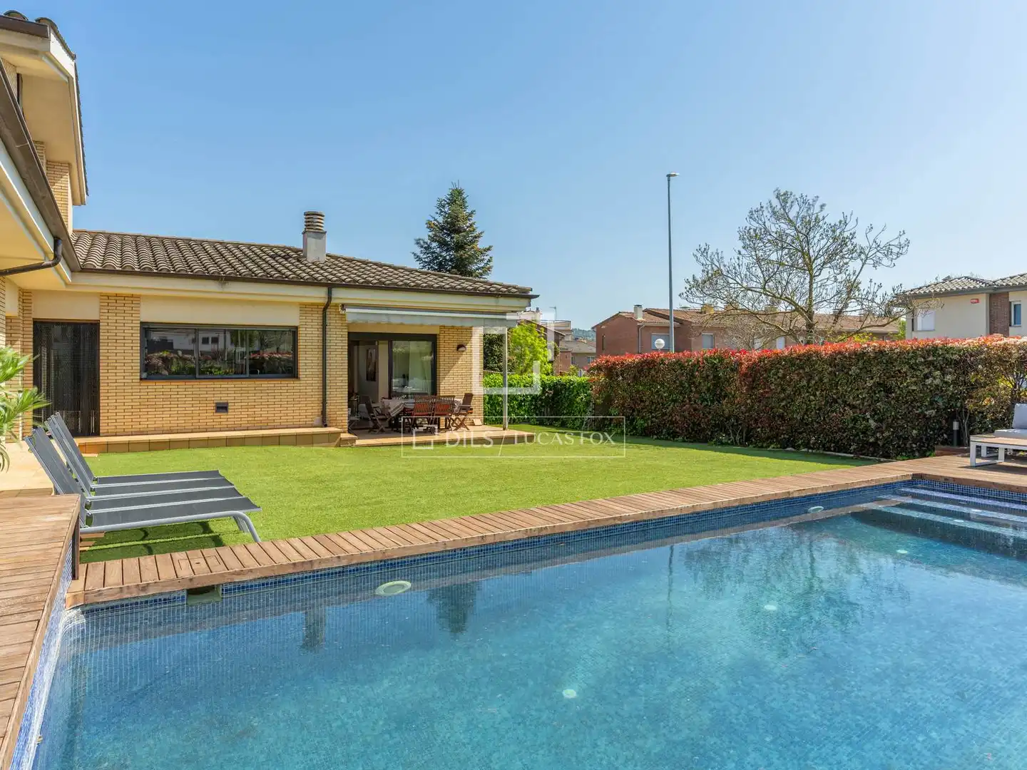 Garden of Houses for sale in Sarrià de Ter  with Air Conditioner, Heating and Private garden