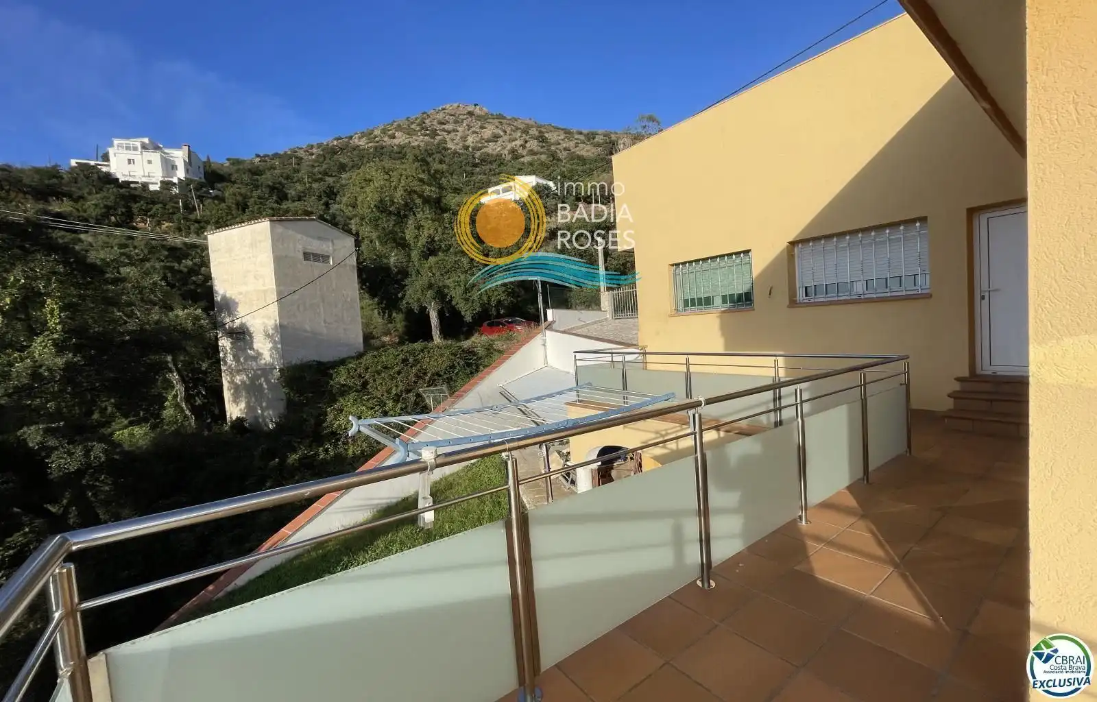 Exterior view of Houses for sale in Roses  with Terrace, Storage room and Swimming Pool