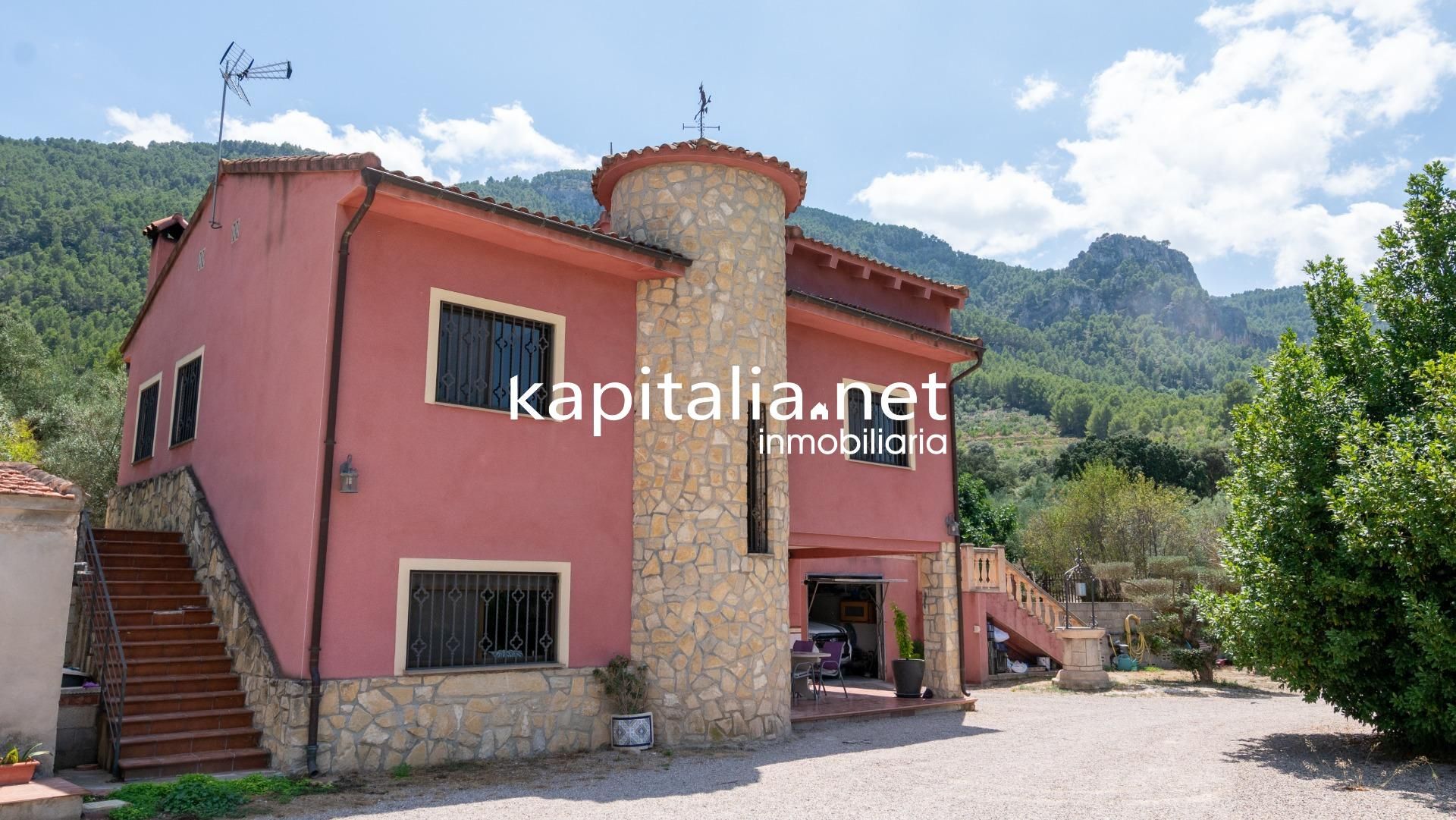 Exterior view of House or chalet for sale in Agres  with Private garden, Terrace and Storage room