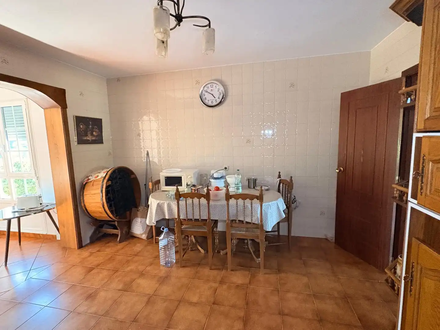 Cuina de Casa o xalet en venda en Teo amb Calefacció, Jardí privat i Terrassa
