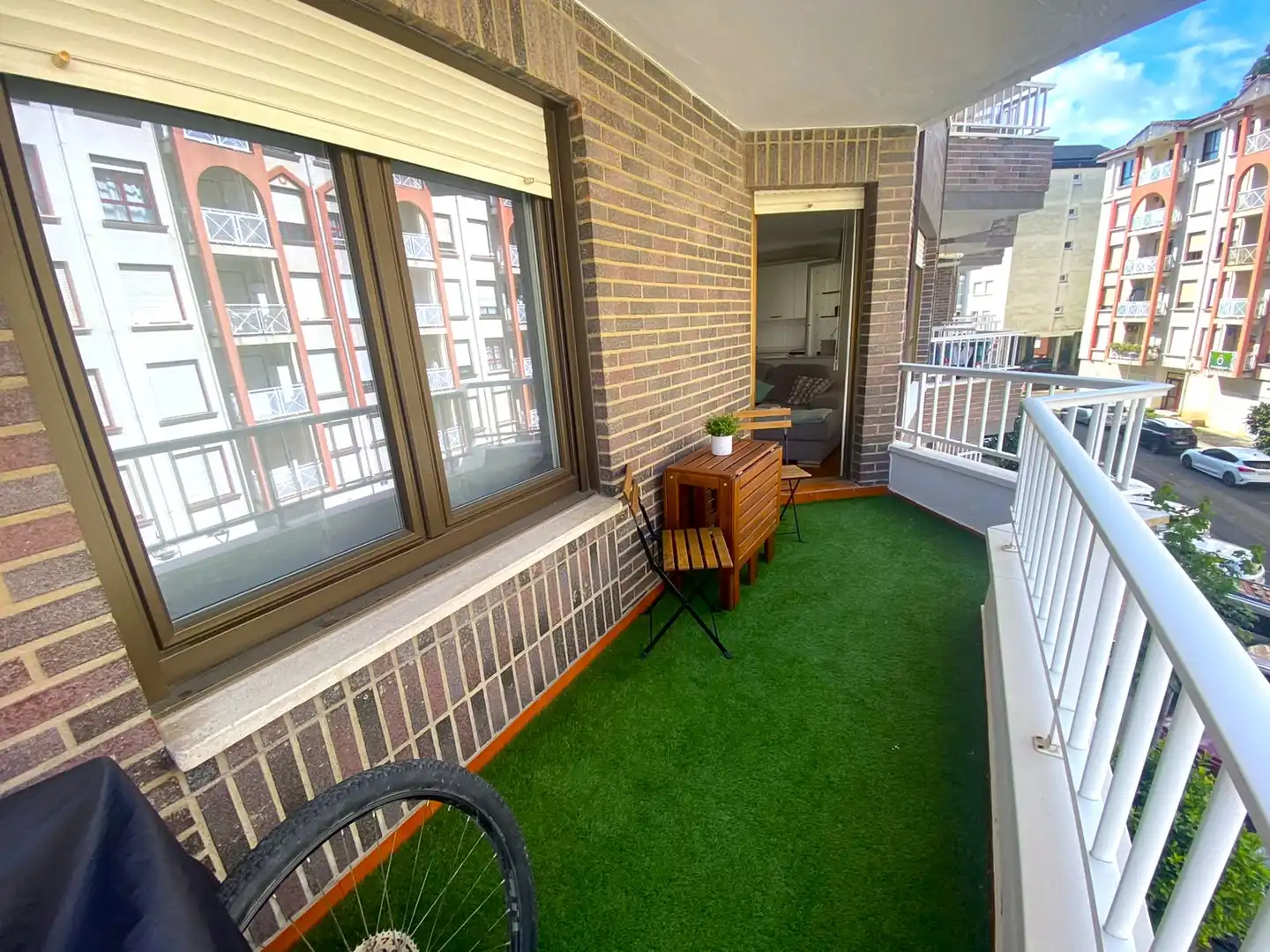 Balcony of Flat for sale in Castro-Urdiales  with Heating, Private garden and Parquet flooring