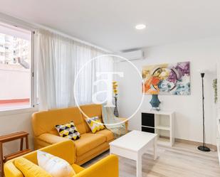 Sala d'estar de Pis de lloguer en  Barcelona Capital amb Aire condicionat, Calefacció i Terrassa