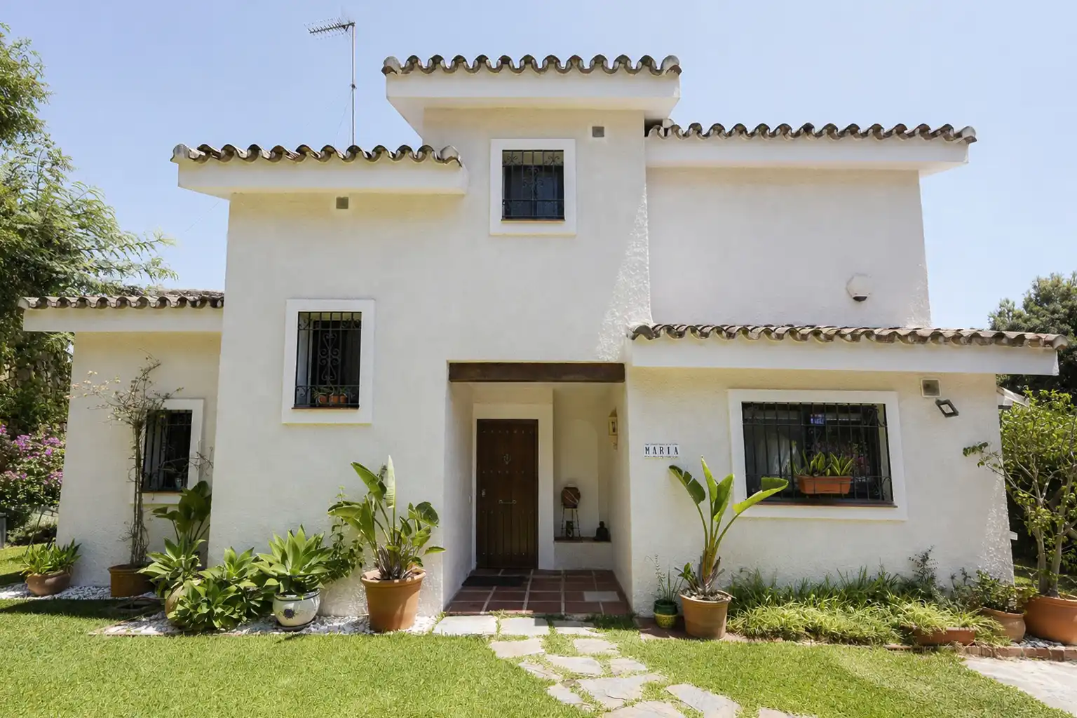 Jardí de Casa o xalet en venda en Mijas amb Aire condicionat, Jardí privat i Terrassa