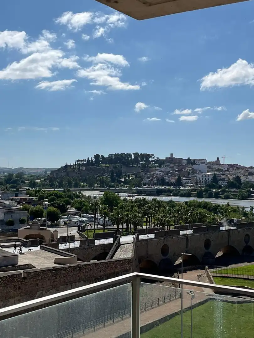Exterior view of Flat for rent in Badajoz  with Heating, Private garden and Terrace