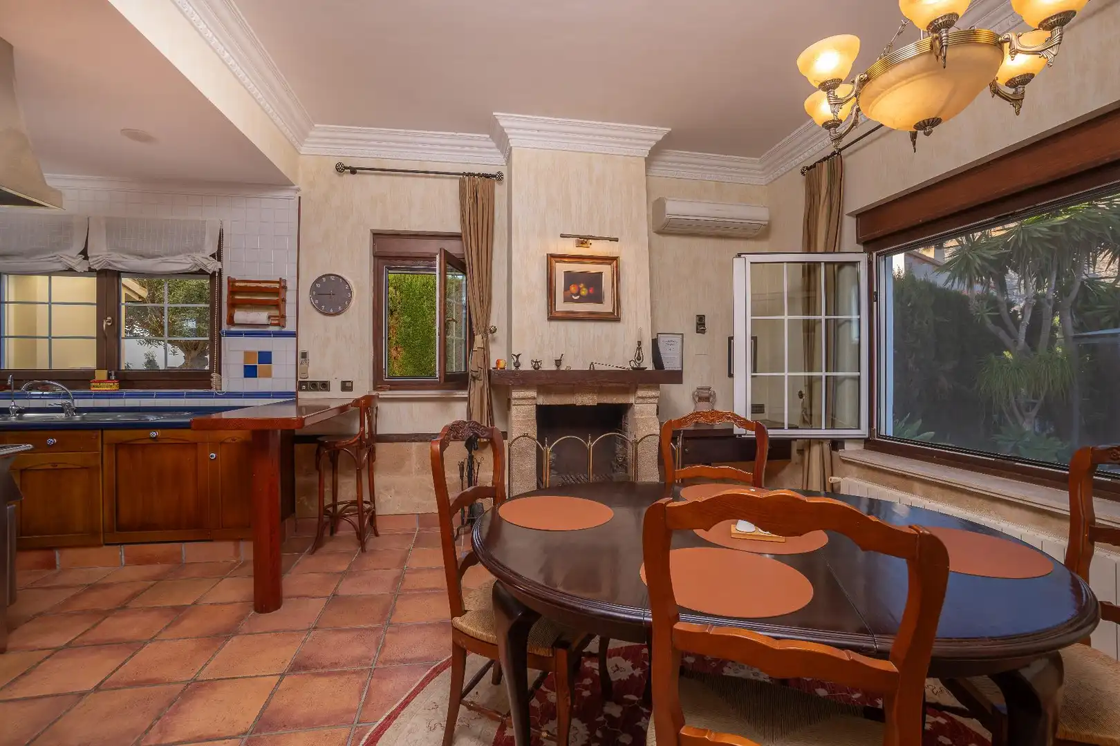 Dining room of Houses for sale in Jávea / Xàbia  with Air Conditioner, Heating and Private garden