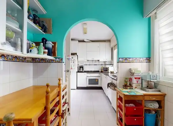 Kitchen of Flat for sale in Vigo   with Heating, Parquet flooring and Storage room