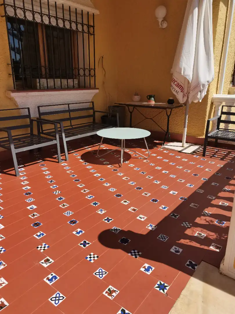 Terrassa de Casa o xalet en venda en Málaga amb Calefacció, Jardí privat i Parquet