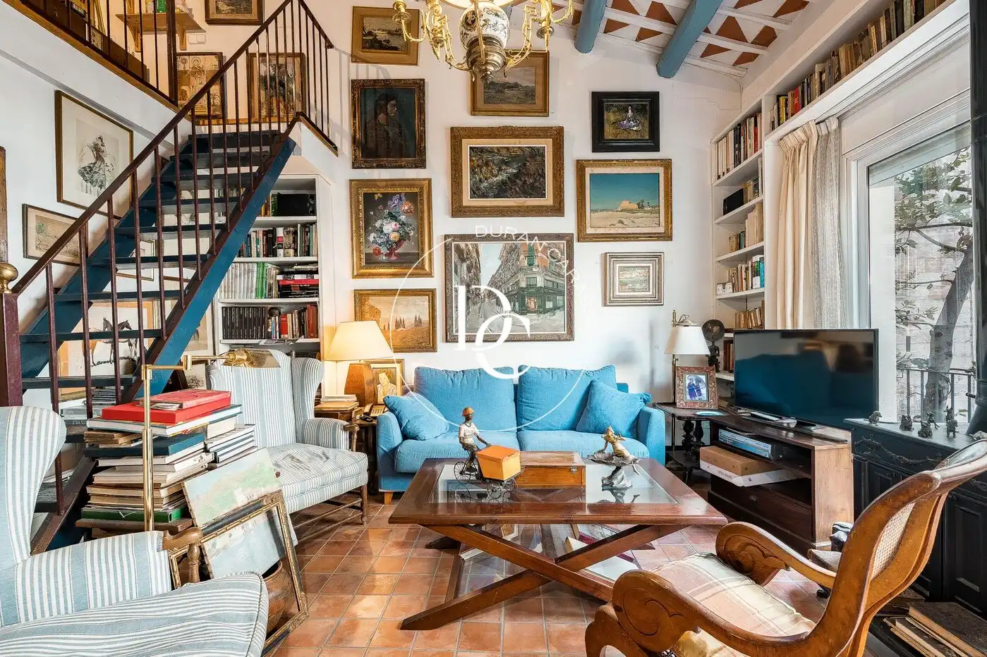 Living room of Houses for sale in Sitges  with Air Conditioner, Heating and Terrace