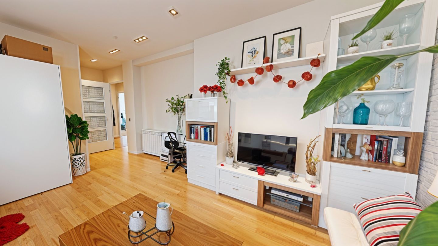 Sala de estar de Piso en venta en  Madrid Capital con Aire acondicionado y Calefacción