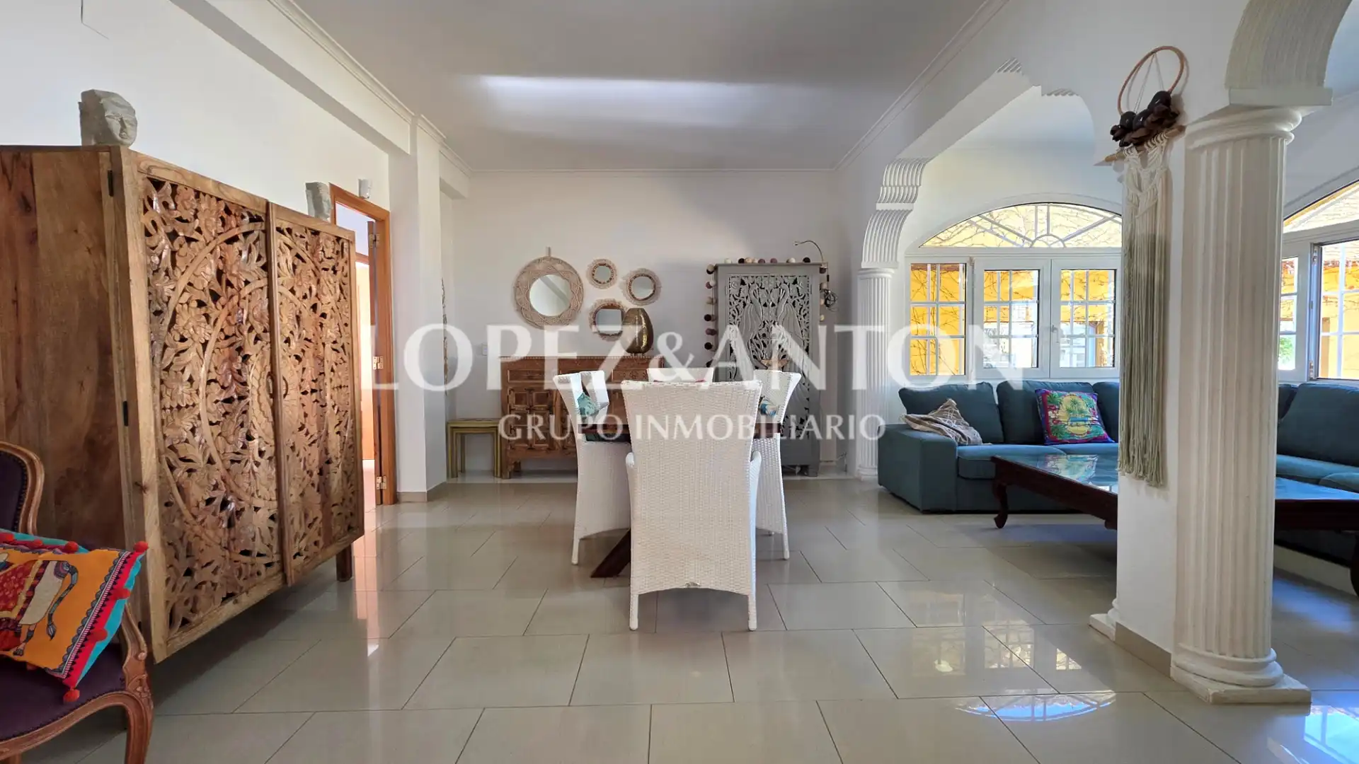 Dining room of Houses for sale in L'Eliana  with Air Conditioner, Heating and Private garden