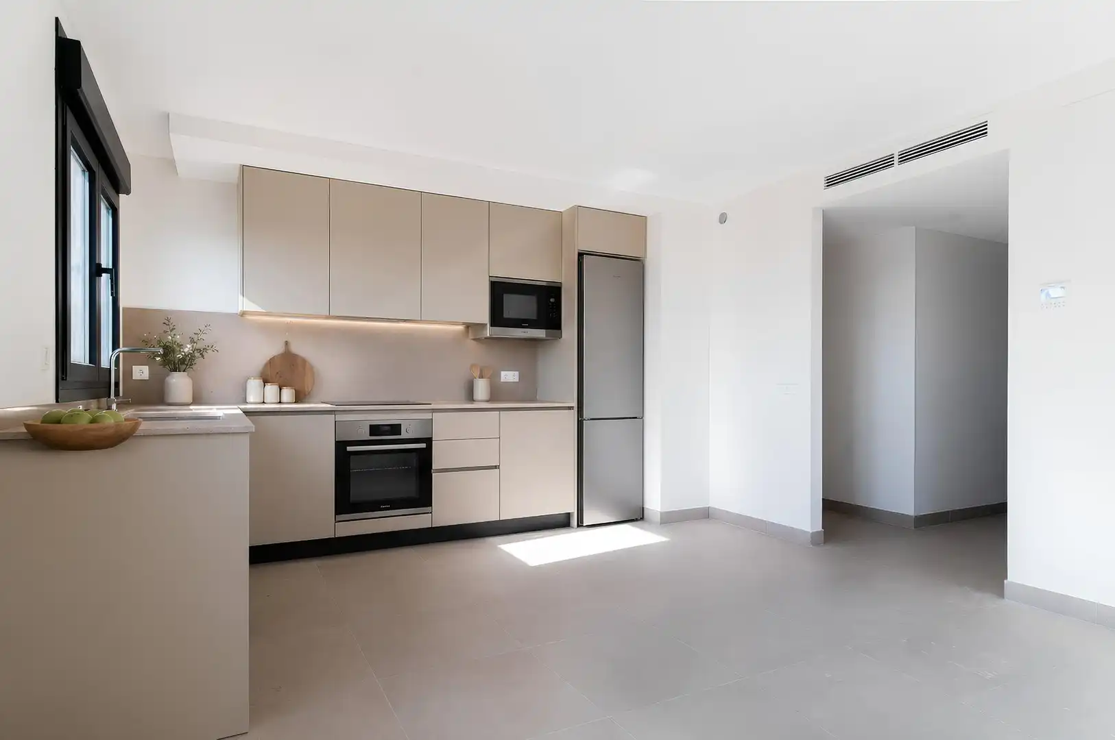 Cocina de Piso en venta en Castellón de la Plana / Castelló de la Plana con Aire acondicionado, Calefacción y Terraza