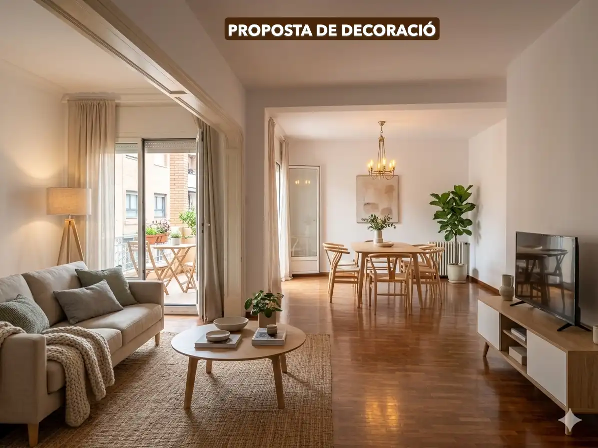 Sala de estar de Casa o chalet en venta en Igualada con Calefacción, Parquet y Terraza