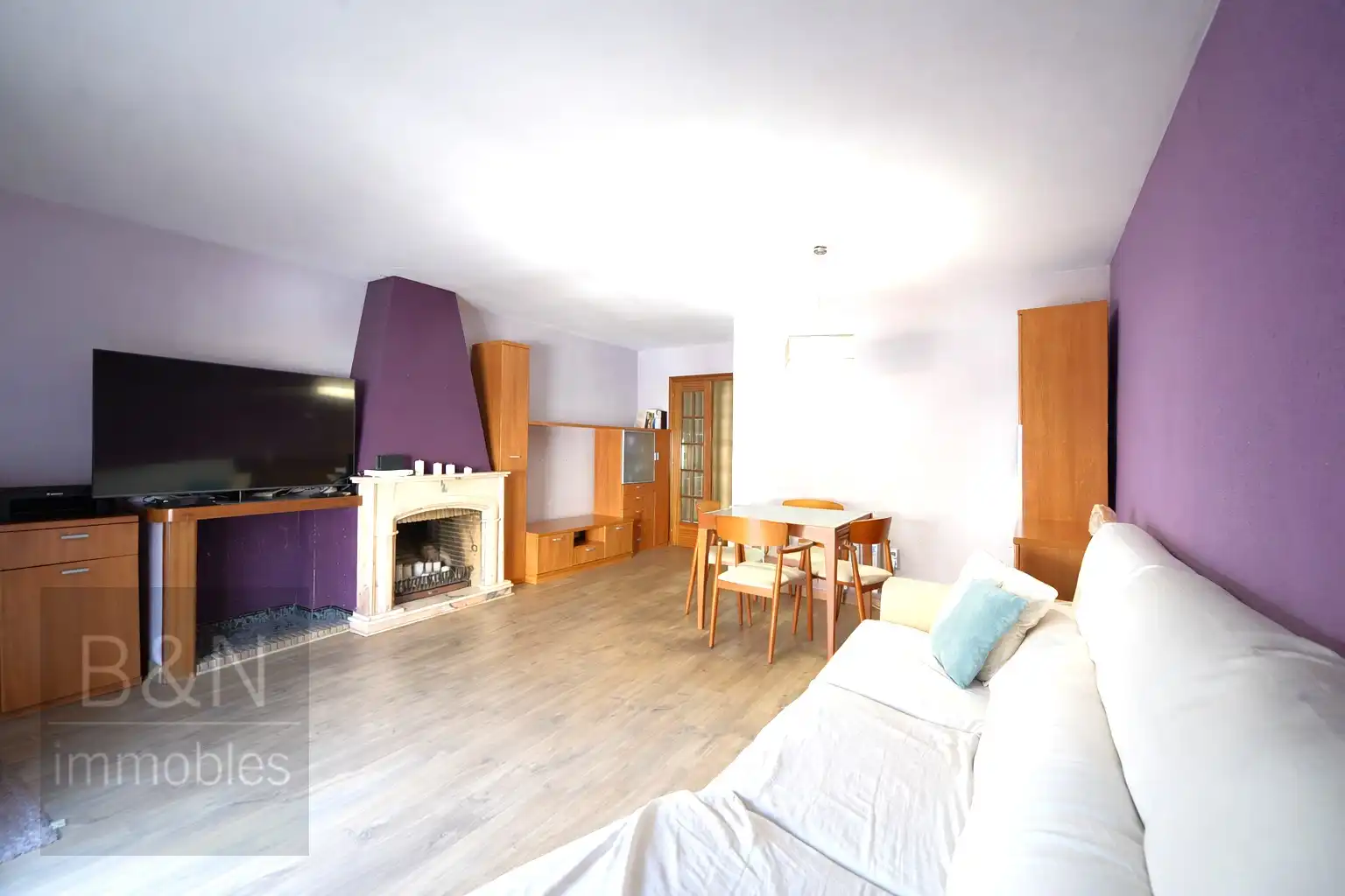 Sala d'estar de Casa o xalet en venda en Rubí amb Aire condicionat, Calefacció i Terrassa