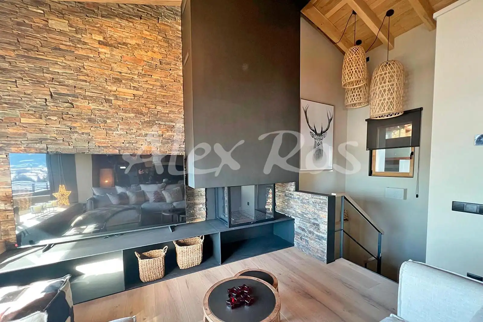 Sala de estar de Casa o chalet en venta en Llívia con Calefacción, Jardín privado y Parquet