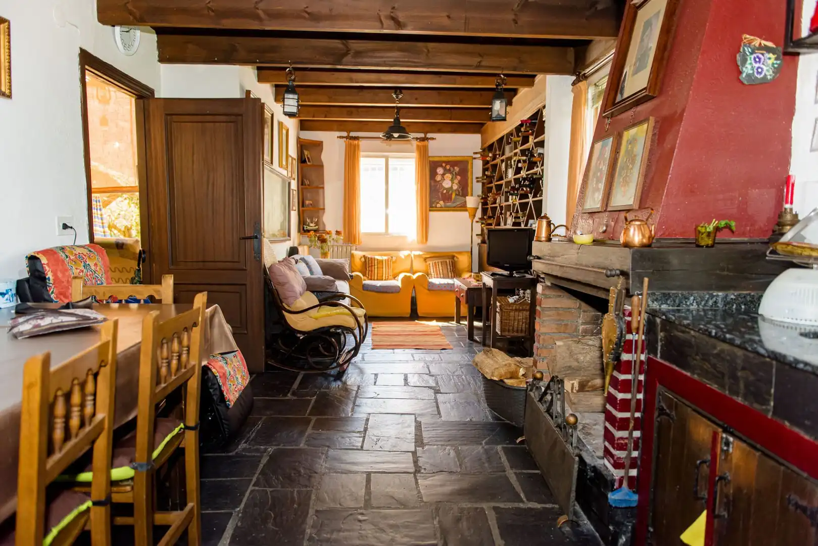 Sala de estar de Casa o chalet en venta en Trabadelo con Calefacción y Amueblado