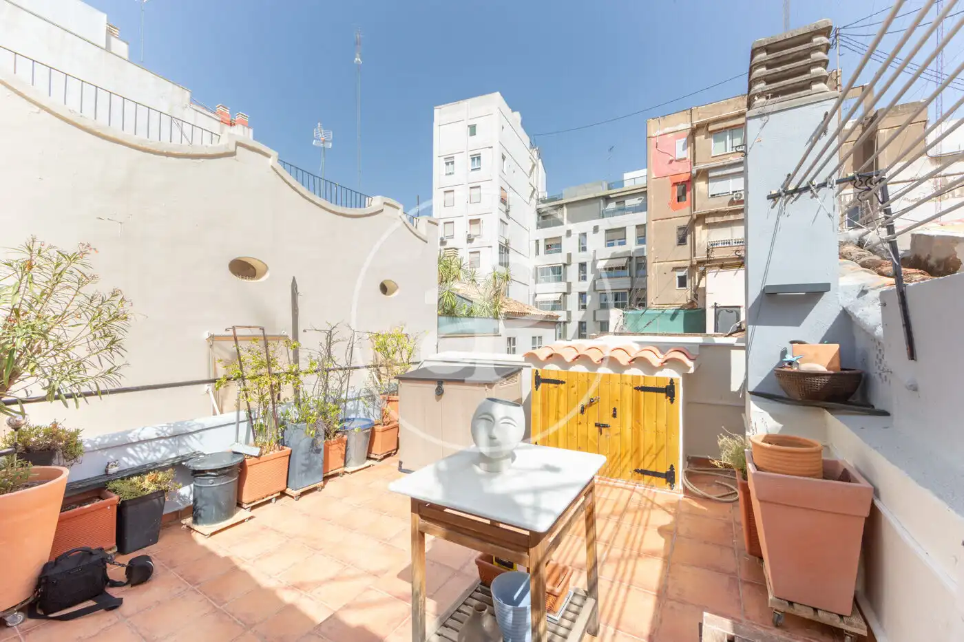 Terrassa de Dúplex de lloguer en Valencia amb Aire condicionat, Calefacció i Traster