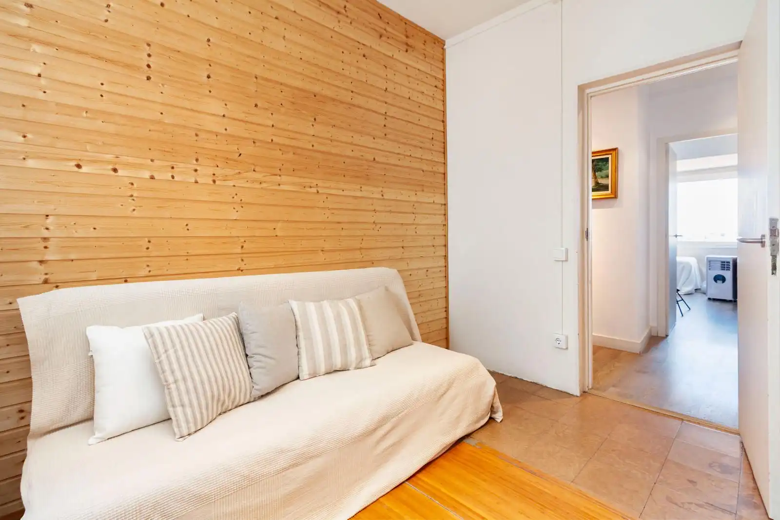 Wohnzimmer von Wohnung zum Verkauf in Sabadell mit Heizung, Parkett und Terrasse