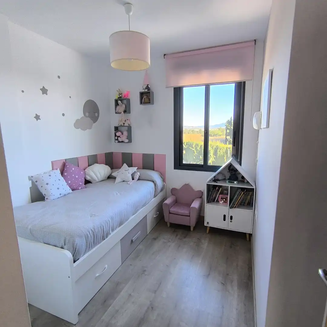 Schlafzimmer von Haus oder Chalet zum Verkauf in Peñíscola / Peníscola mit Klimaanlage, Privatgarten und Parkett