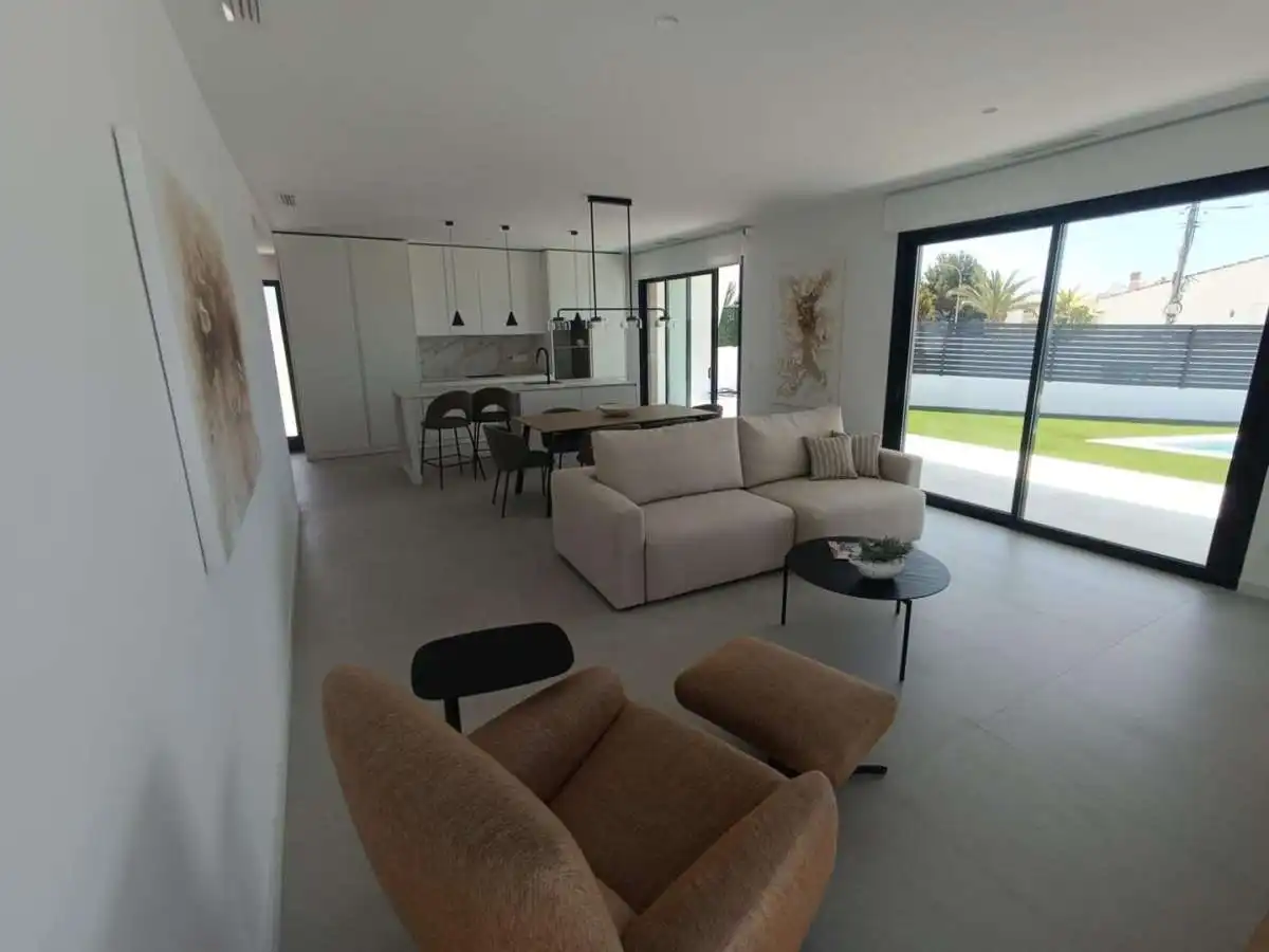 Sala de estar de Casa o chalet en venta en Rojales con Jardín privado, Terraza y Internet