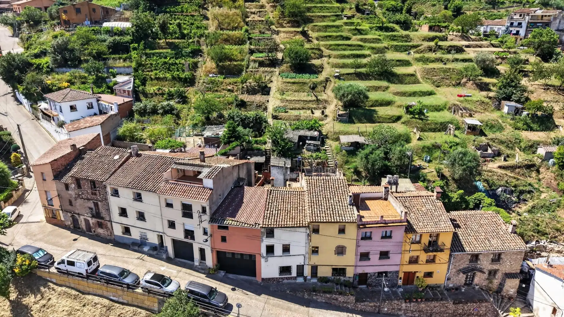 Vista exterior de Casa adosada en venta en Arbúcies