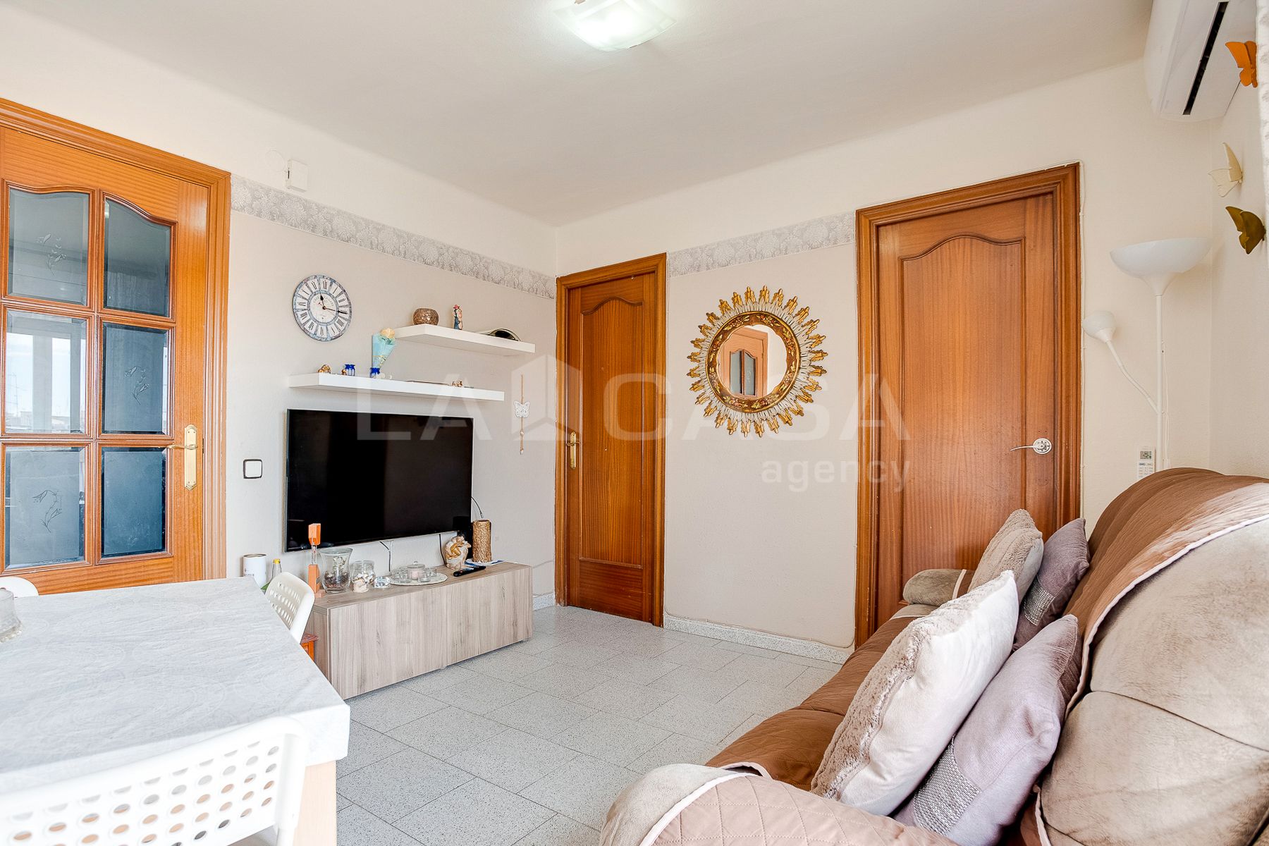 Sala d'estar de Pis en venda en  Barcelona Capital amb Balcó
