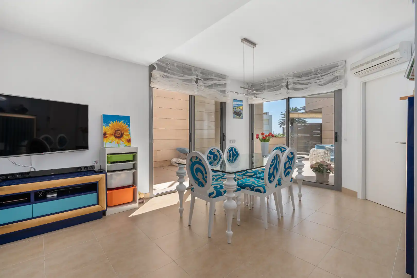 Comedor de Casa adosada en venta en Torredembarra con Aire acondicionado, Calefacción y Parquet