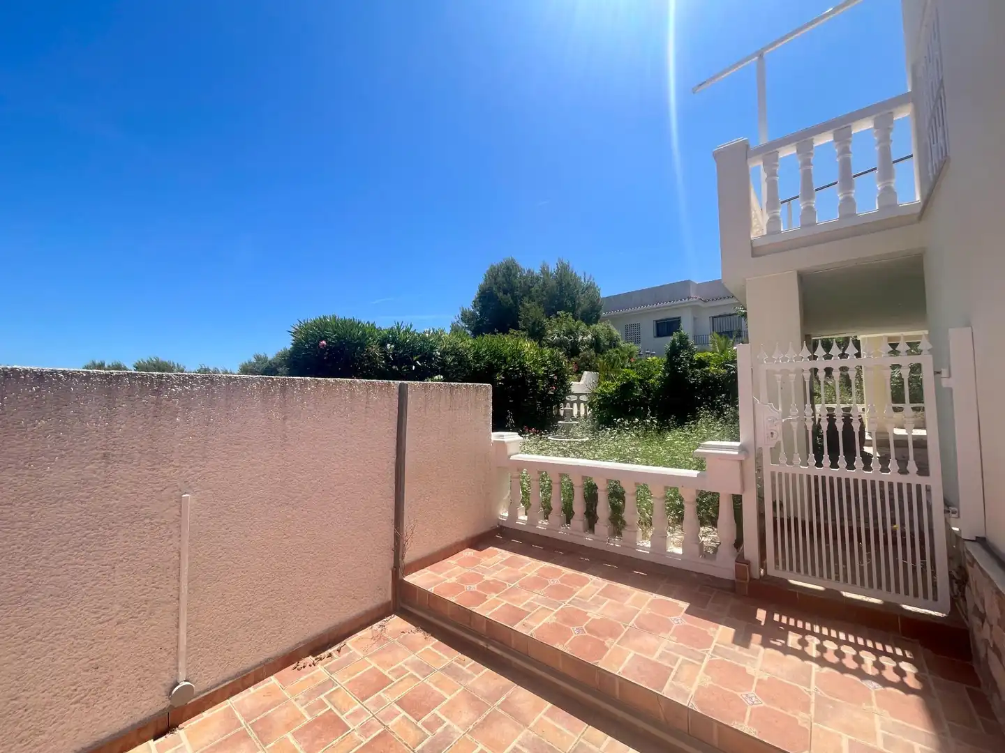 Vista exterior de Casa o chalet en venta en Peñíscola / Peníscola con Aire acondicionado, Jardín privado y Terraza