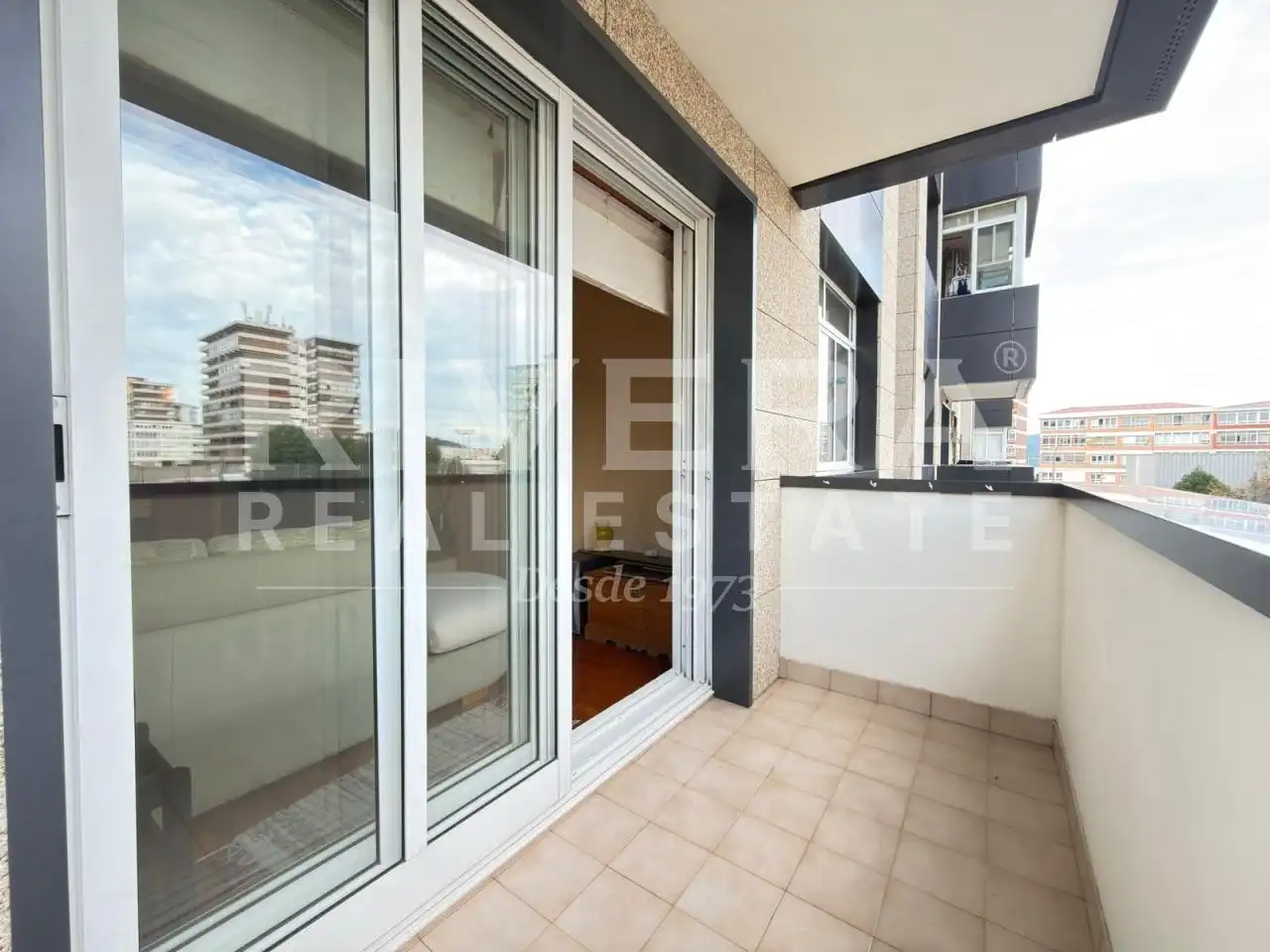 Balcony of Flat for sale in Centro Urbano