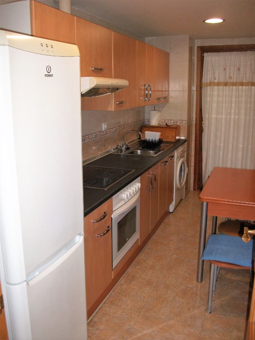 Kitchen of Apartment to rent in  Zaragoza Capital  with Heating, Parquet flooring and Furnished