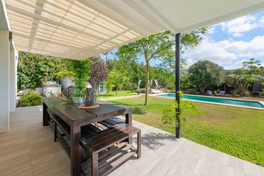Terraza de Casa o chalet en venta en  Palma de Mallorca con Aire acondicionado, Calefacción y Jardín privado