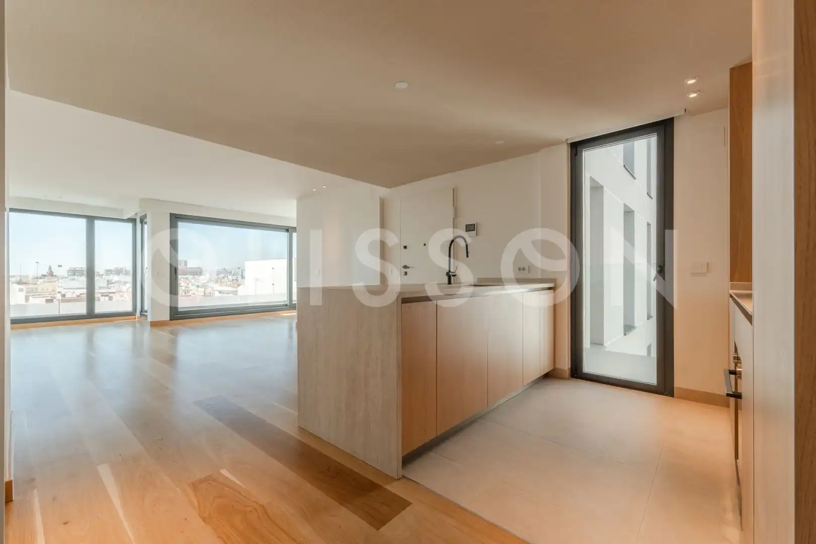 Sala de estar de Piso de alquiler en Madrid con Aire acondicionado, Calefacción y Terraza