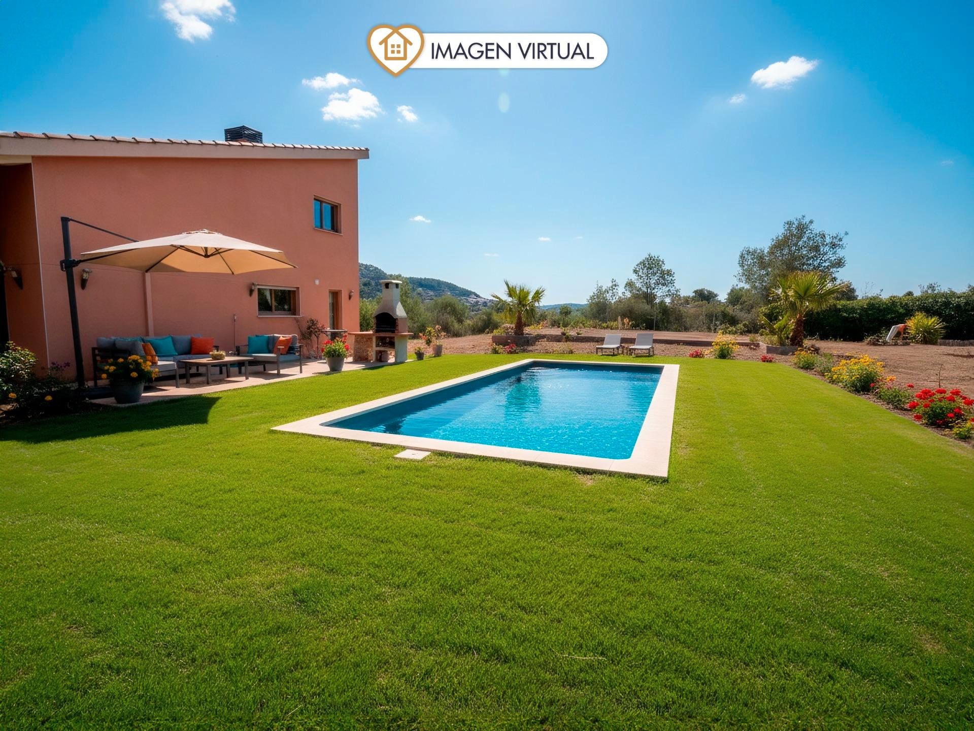 Piscina de Casa o chalet en venta en Olesa de Bonesvalls con Aire acondicionado, Calefacción y Jardín privado