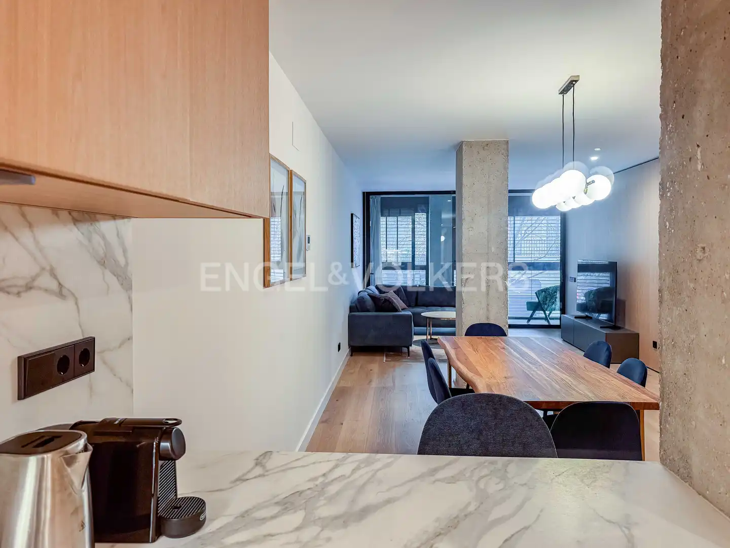Exterior view of Flat for rent in Barcelona  with Air Conditioner, Heating and Parquet flooring