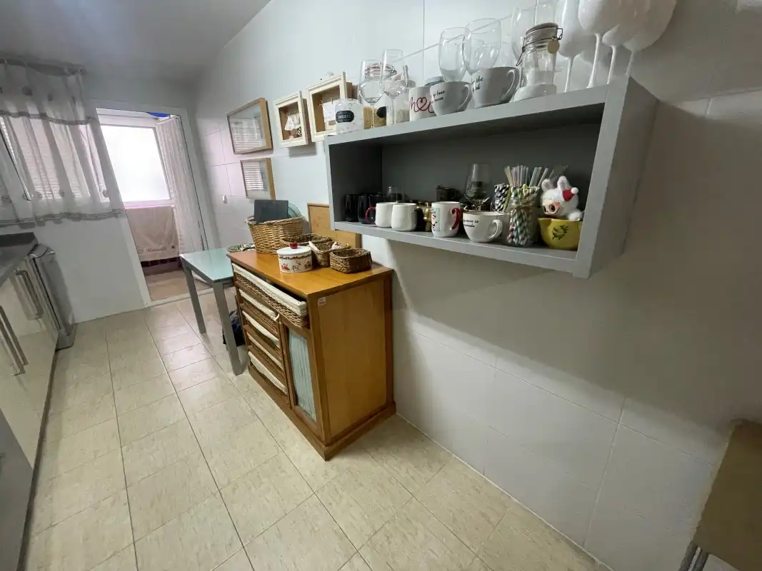 Cocina de Piso en venta en El Real de Gandia con Aire acondicionado, Amueblado y Balcón