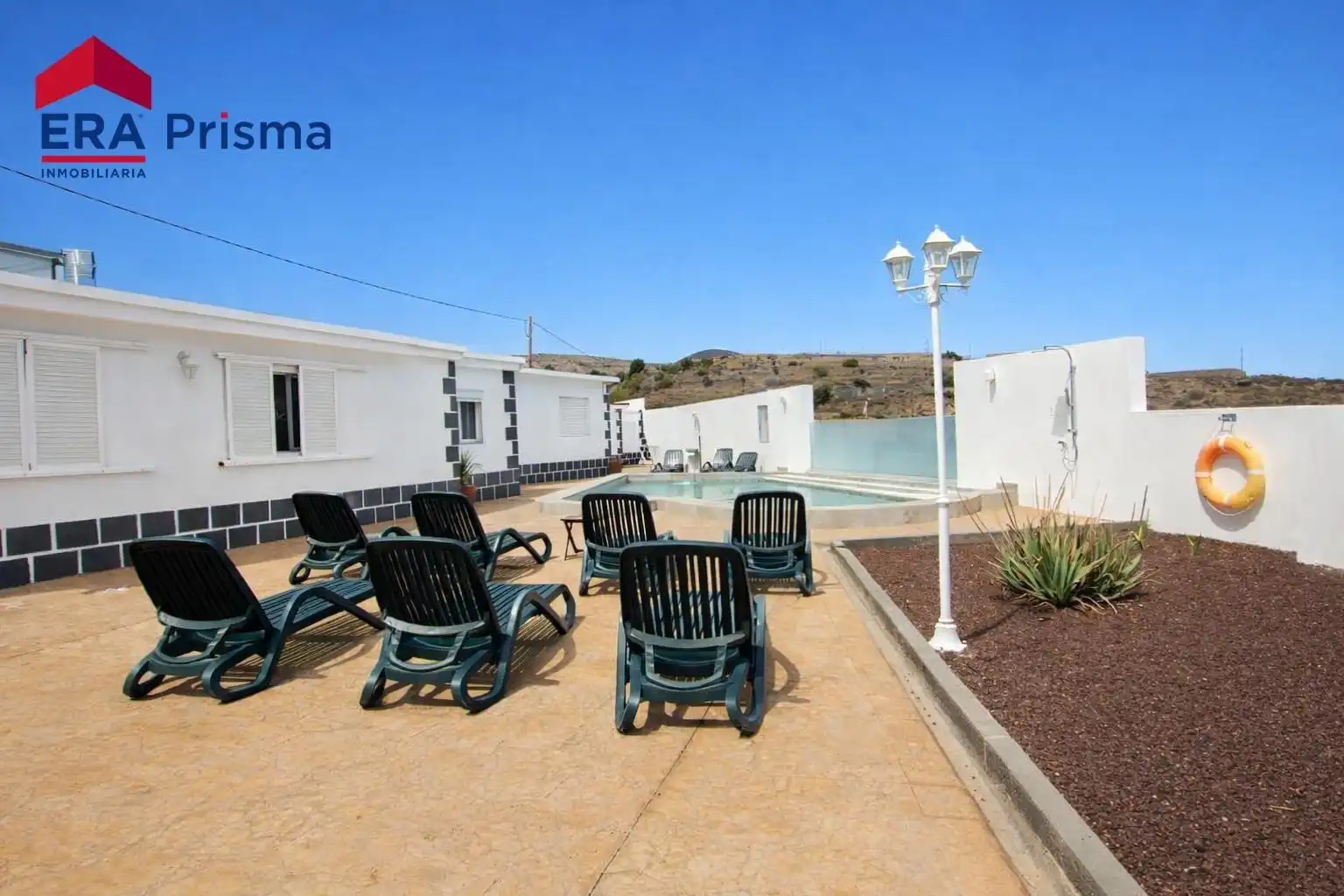 Vista exterior de Casa o chalet en venta en Fasnia con Aire acondicionado, Jardín privado y Piscina