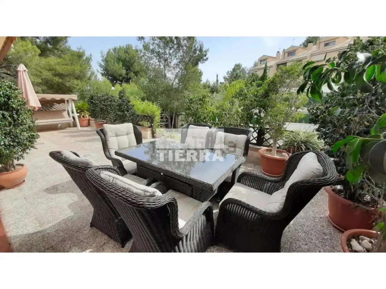Terrassa de Casa o xalet en venda en Molina de Segura amb Jardí privat, Terrassa i Piscina