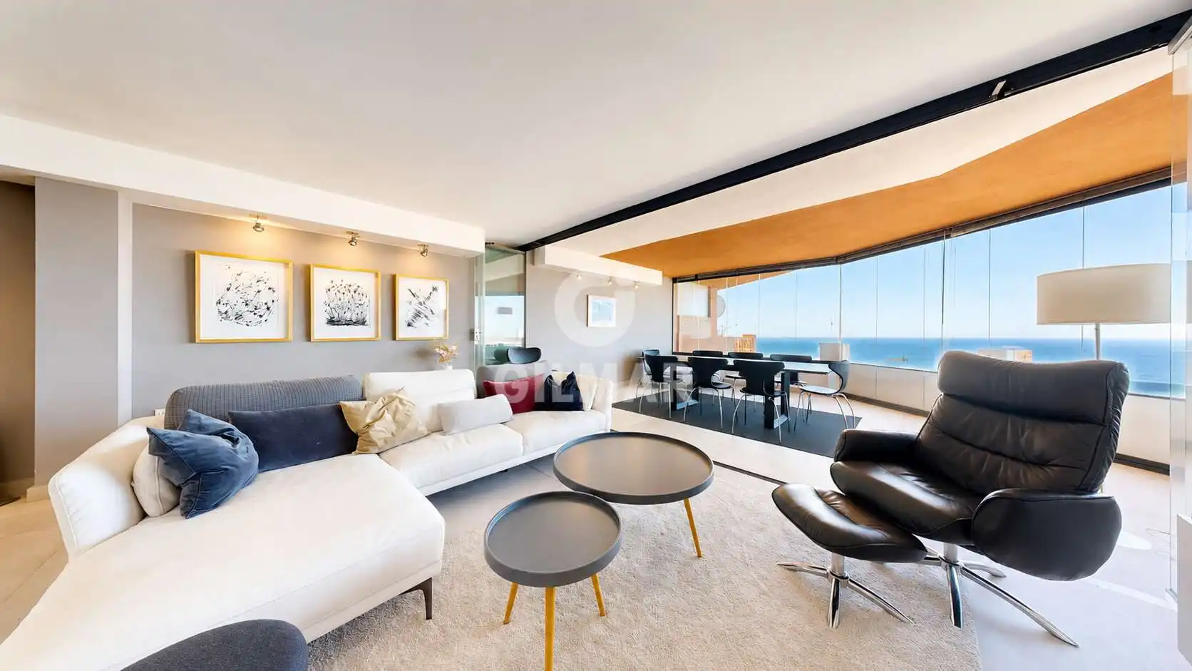 Sala de estar de Ático en venta en Benalmádena con Calefacción, Jardín privado y Trastero