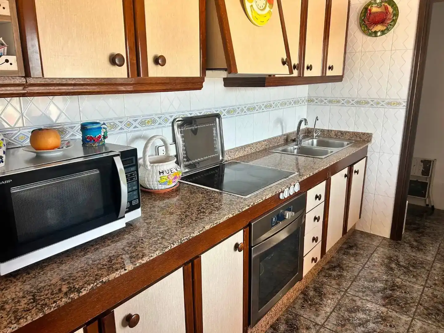 Kitchen of Houses for sale in Aspe  with Swimming Pool and Balcony