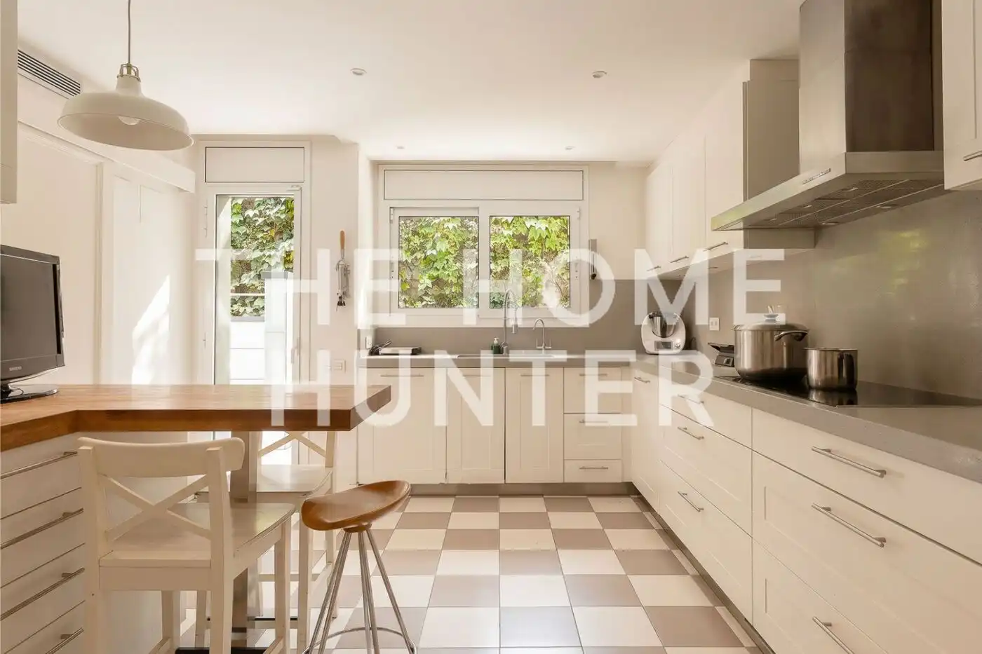 Kitchen of Flat for sale in Barcelona  with Air Conditioner, Heating and Private garden