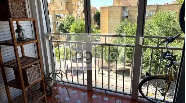 Balcony of Flat for rent in Sevilla  with Air Conditioner and Furnished