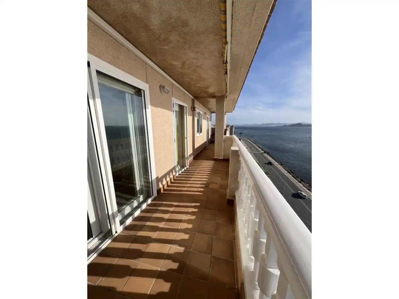 Balcony of Attic for sale in La Manga del Mar Menor  with Air Conditioner, Terrace and Furnished