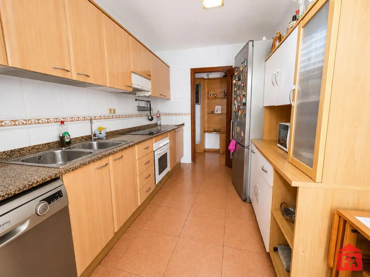 Küche von Wohnung zum Verkauf in El Vendrell mit Klimaanlage, Heizung und Terrasse