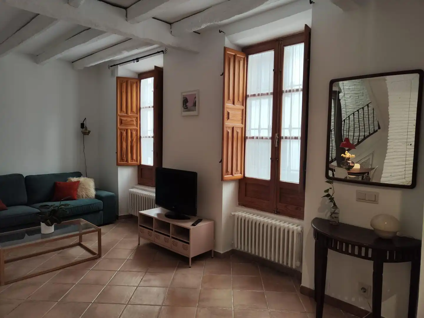 Sala d'estar de Casa o xalet de lloguer en Granada amb Calefacció, Terrassa i Moblat