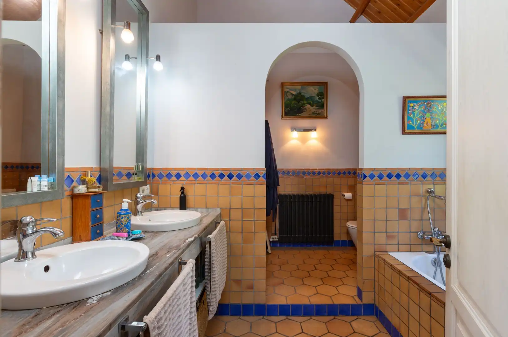 Badezimmer von Haus oder Chalet zum Verkauf in Matadepera mit Privatgarten und Schwimmbad