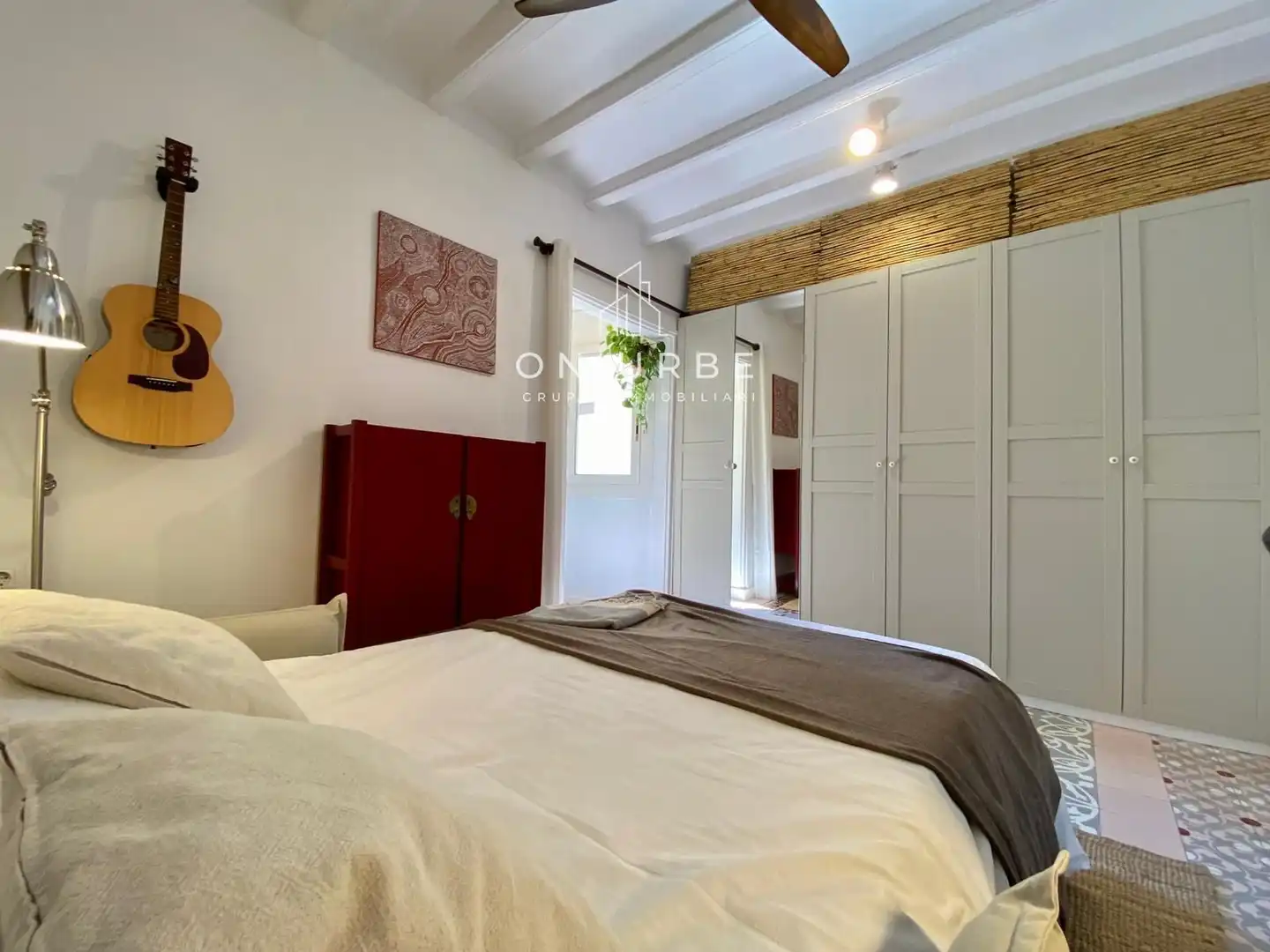 Bedroom of Flat for sale in Barcelona  with Air Conditioner, Terrace and Balcony
