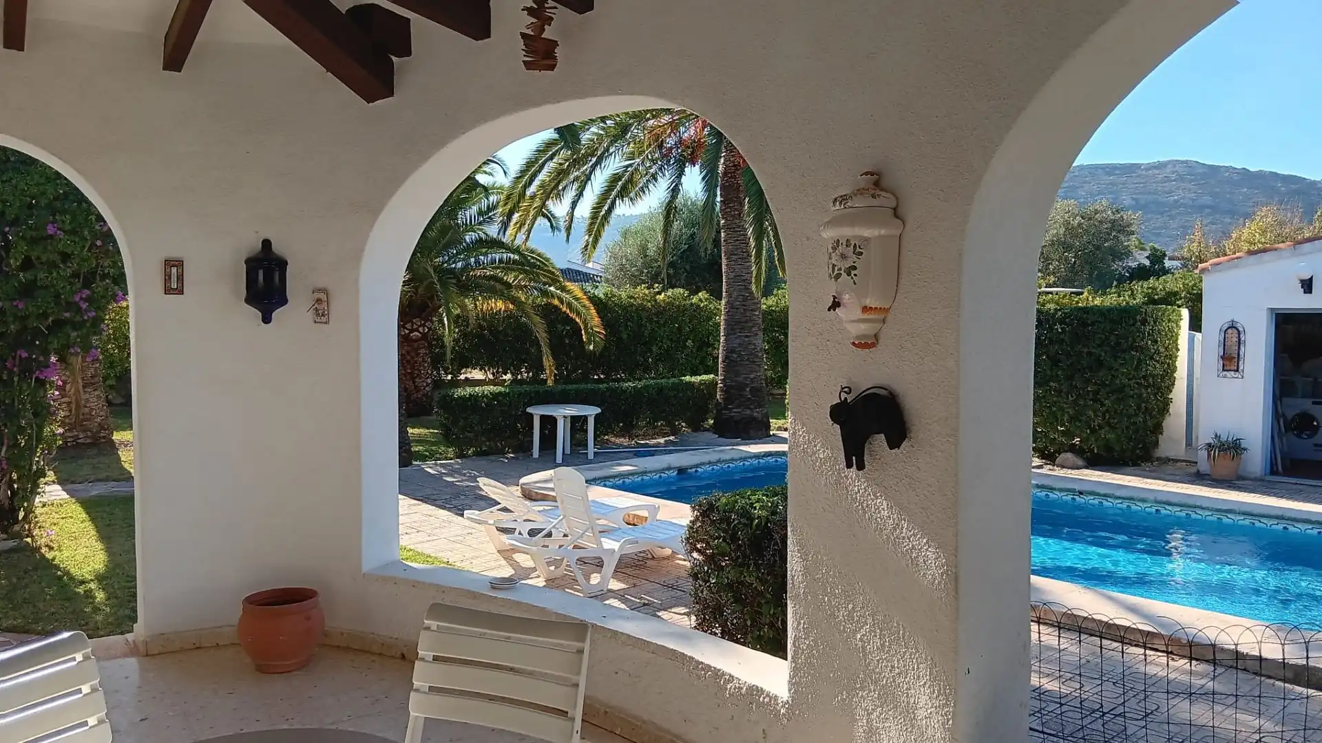 Jardí de Casa o xalet en venda en Dénia amb Aire condicionat, Calefacció i Jardí privat