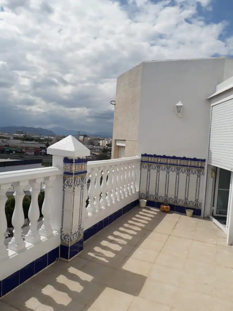 Terraza de Piso de alquiler en Málaga con Amueblado