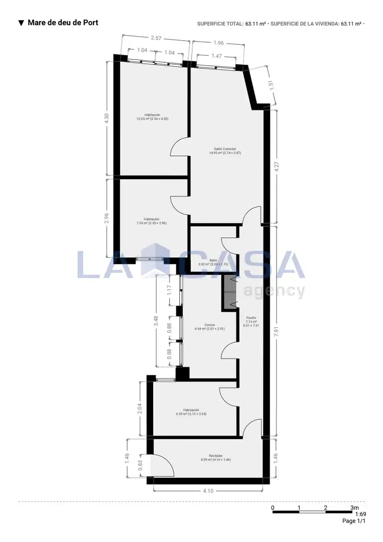 Ático con ascensor en venta en Carrer de la Mare de Déu de Port, imagen 26