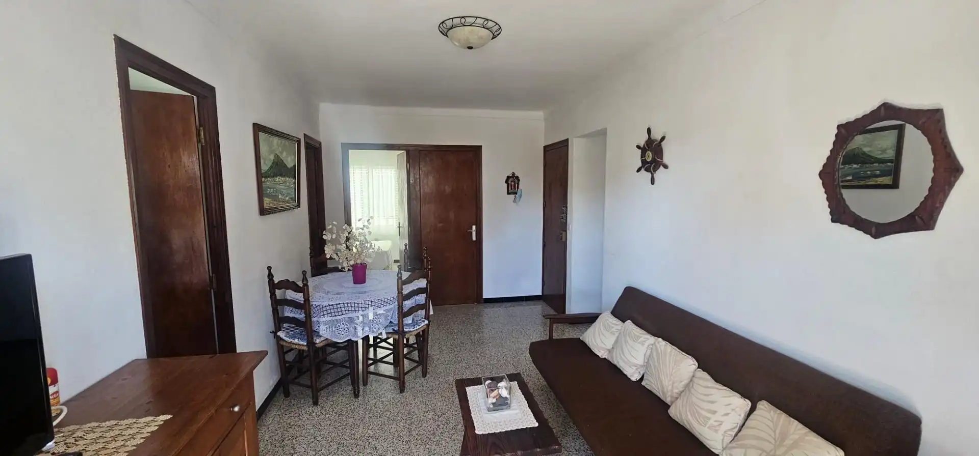 Sala de estar de Apartamento en venta en L'Estartit con Terraza
