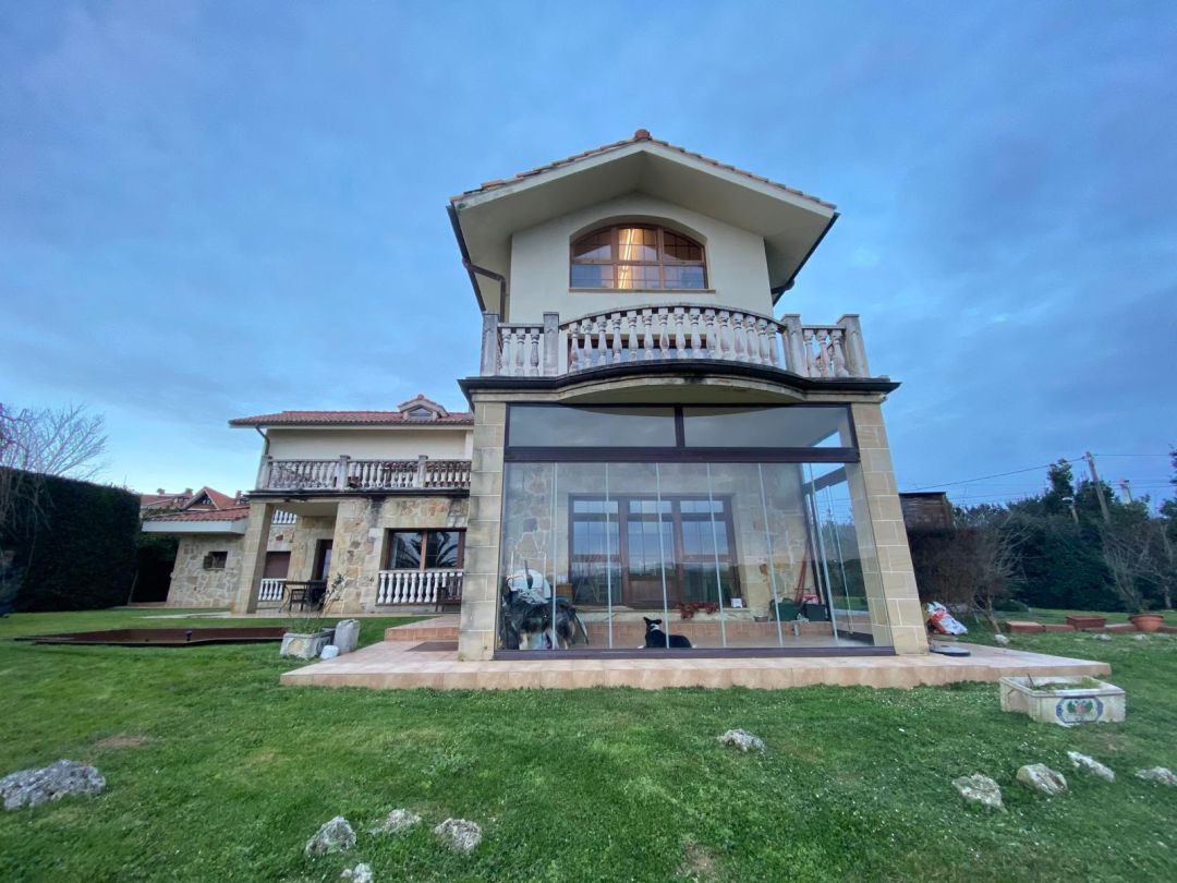 Vista exterior de Casa o chalet en venta en Barrika con Calefacción, Jardín privado y Terraza